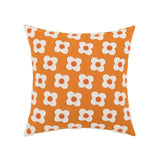 Triogift Embroidered Daisies Cushion Cover