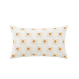 Triogift Embroidered Daisies Cushion Cover