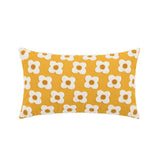 Triogift Embroidered Daisies Cushion Cover