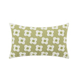 Triogift Embroidered Daisies Cushion Cover