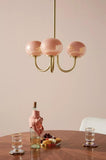 Triogift Art Deco Elegance Glass Ball Chandelier