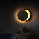 Triogift Creative Rotatable Moon Phase Wall Lamp