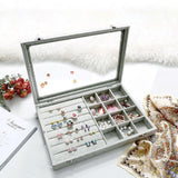 Triogift Velvet Drawer Jewelry Organizer Box