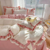 Triogift Kawaii Princess Korean Bedding Set