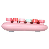 Triogift Kawaii Retro Keyboard + Mouse Set