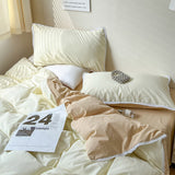 Triogift Pastel Lace Edge Bedding Set