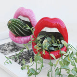 Triogift Creative Lips Flower Pot