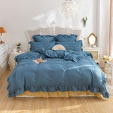 Triogift Little Princess Ruffle Bedding Set