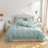 Triogift Little Princess Ruffle Bedding Set