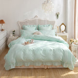 Triogift Little Princess Ruffle Bedding Set