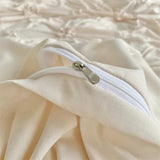 Triogift Ruffle Flower Duvet Cover Set