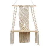 Triogift Macrame Wall Hanging Shelf