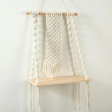 Triogift Macrame Wall Hanging Shelf