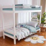 Triogift Pastel Blue Plaid Dorm Bedding Set