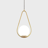 Triogift Golden Balls Elegant Pendant Light