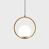 Triogift Golden Balls Elegant Pendant Light