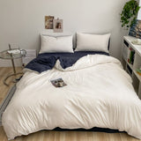 Triogift Dusty Shades Plain Bedding Set