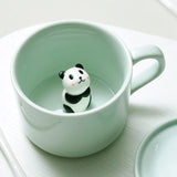 Triogift Adorable Animal Surprise Mug