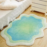 Triogift Pastel Blob Irregular Accent Rug