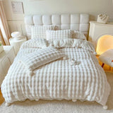 Triogift Faux Fur Warm Fluffy Bedding Set