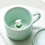 Triogift Adorable Animal Surprise Mug