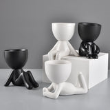 Triogift Mini Human Planter Pots