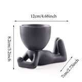 Triogift Mini Human Planter Pots