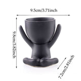 Triogift Mini Human Planter Pots