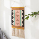 Triogift Bohemian Geometric Tufted Wall Tapestry