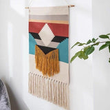 Triogift Bohemian Geometric Tufted Wall Tapestry