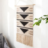 Triogift Bohemian Geometric Tufted Wall Tapestry