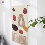 Triogift Bohemian Geometric Tufted Wall Tapestry