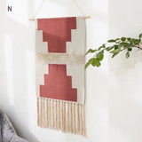 Triogift Bohemian Geometric Tufted Wall Tapestry