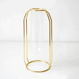 Triogift Brass Outline Vase