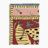 Triogift Hippie Wild Leopard & Tiger Blanket