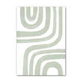 Triogift Sage Green Aesthetic Ornaments Canvas Posters