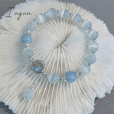 Sea Blue Treasure Moonlight Crystal Bracelet