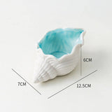 Triogift Seashell Ceramic Jewelry Tray