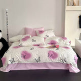 Triogift Vintage Butterflies Y2K Aesthetic Bedding Set