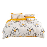 Triogift Daisy Smiley Bedding Set